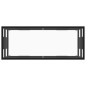 vidaXL Mueble para TV de vidrio templado negro 100x40x40 cm vidaXL Mueble para TV de vidrio templado negro 100x40x40 cm