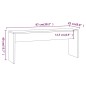 vidaXL Juego de comedor 3 piezas madera ingeniería roble ahumado vidaXL Juego de comedor 3 piezas madera ingeniería roble ahumado