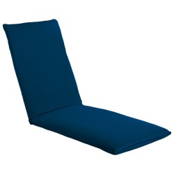 vidaXL Tumbona plegable de tela Oxford azul marino