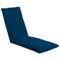 vidaXL Tumbona plegable de tela Oxford azul marino