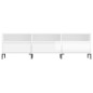 vidaXL Mueble de TV madera contrachapada blanco brillo 150x30x44,5 cm vidaXL Mueble de TV madera contrachapada blanco brillo 150x30x44,5 cm
