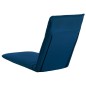 vidaXL Tumbona plegable de tela Oxford azul marino