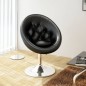 vidaXL Taburete de bar cuero sintético negro vidaXL Taburete de bar cuero sintético negro