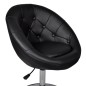 vidaXL Taburete de bar cuero sintético negro vidaXL Taburete de bar cuero sintético negro