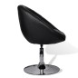 vidaXL Taburete de bar cuero sintético negro vidaXL Taburete de bar cuero sintético negro