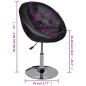 vidaXL Taburete de bar cuero sintético negro vidaXL Taburete de bar cuero sintético negro