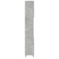 vidaXL Armario de baño madera contrachapada gris hormigón 30x30x190 cm vidaXL Armario de baño madera contrachapada gris hormigón 30x30x190 cm