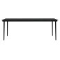 vidaXL Juego de comedor de jardín 9 piezas con cojines negro vidaXL Juego de comedor de jardín 9 piezas con cojines negro