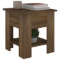 vidaXL Mesa de centro madera de ingeniería marrón roble 40x40x42 cm vidaXL Mesa de centro madera de ingeniería marrón roble 40x40x42 cm