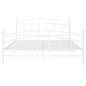 vidaXL Estructura de cama de metal blanco 200x200 cm vidaXL Estructura de cama de metal blanco 200x200 cm