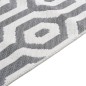 vidaXL Alfombra de algodón gris 80x150 cm vidaXL Alfombra de algodón gris 80x150 cm