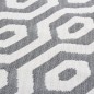 vidaXL Alfombra de algodón gris 80x150 cm vidaXL Alfombra de algodón gris 80x150 cm