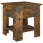vidaXL Mesa de centro madera de ingeniería roble ahumado 40x40x42 cm vidaXL Mesa de centro madera de ingeniería roble ahumado 40x40x42 cm