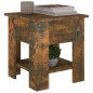 vidaXL Mesa de centro madera de ingeniería roble ahumado 40x40x42 cm vidaXL Mesa de centro madera de ingeniería roble ahumado 40x40x42 cm