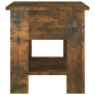 vidaXL Mesa de centro madera de ingeniería roble ahumado 40x40x42 cm vidaXL Mesa de centro madera de ingeniería roble ahumado 40x40x42 cm