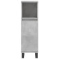 vidaXL Armario de baño madera contrachapada gris hormigón 30x30x100 cm vidaXL Armario de baño madera contrachapada gris hormigón 30x30x100 cm