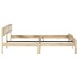 vidaXL Estructura de cama de madera maciza de mango 200 cm vidaXL Estructura de cama de madera maciza de mango 200 cm