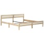 vidaXL Estructura de cama de madera maciza de mango 200 cm vidaXL Estructura de cama de madera maciza de mango 200 cm