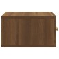 vidaXL Mesita de noche de pared color roble marrón 35x35x20 cm vidaXL Mesita de noche de pared color roble marrón 35x35x20 cm