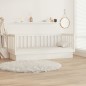vidaXL Sofá cama madera maciza de pino blanco 90x190 cm