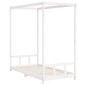 vidaXL Estructura de cama para niños madera de pino blanco 90x190 cm vidaXL Estructura de cama para niños madera de pino blanco 90x190 cm