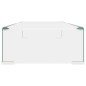 vidaXL Soporte para TV/Elevador monitor cristal claro 70x30x13 cm vidaXL Soporte para TV/Elevador monitor cristal claro 70x30x13 cm
