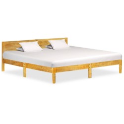 vidaXL Estructura de cama de madera maciza de mango 200 cm