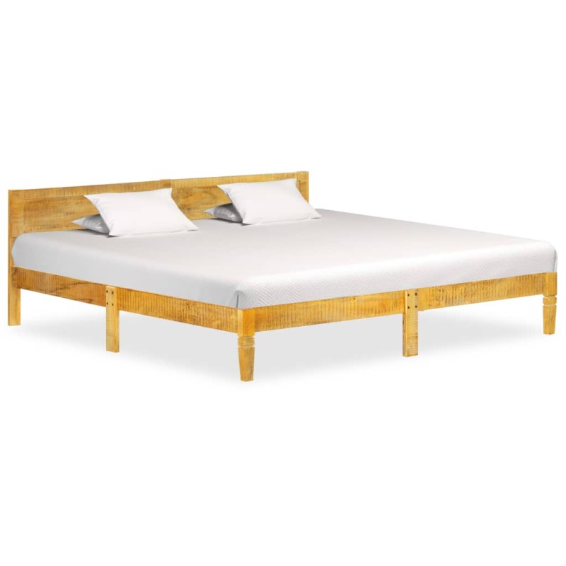 vidaXL Estructura de cama de madera maciza de mango 200 cm