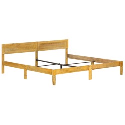 vidaXL Estructura de cama de madera maciza de mango 200 cm
