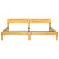 vidaXL Estructura de cama de madera maciza de mango 200 cm
