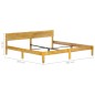 vidaXL Estructura de cama de madera maciza de mango 200 cm