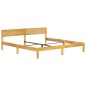 vidaXL Estructura de cama de madera maciza de mango 200 cm