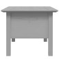 vidaXL Mesa de centro BODO madera maciza de pino gris 100x55x45 cm vidaXL Mesa de centro BODO madera maciza de pino gris 100x55x45 cm