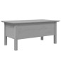 vidaXL Mesa de centro BODO madera maciza de pino gris 100x55x45 cm vidaXL Mesa de centro BODO madera maciza de pino gris 100x55x45 cm