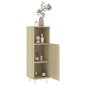 vidaXL Armario de baño madera contrachapada color roble 30x30x95 cm vidaXL Armario de baño madera contrachapada color roble 30x30x95 cm