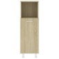 vidaXL Armario de baño madera contrachapada color roble 30x30x95 cm vidaXL Armario de baño madera contrachapada color roble 30x30x95 cm
