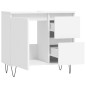 vidaXL Armario de baño madera contrachapada blanco 65x33x60 cm vidaXL Armario de baño madera contrachapada blanco 65x33x60 cm