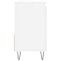 vidaXL Armario de baño madera contrachapada blanco 65x33x60 cm vidaXL Armario de baño madera contrachapada blanco 65x33x60 cm