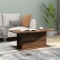 vidaXL Mesa de centro madera de ingeniería marrón roble 102x55,5x40 cm
