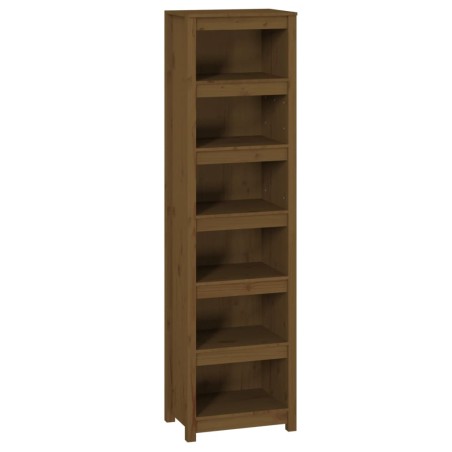 vidaXL Estantería madera maciza de pino marrón miel 50x35x183 cm