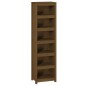 vidaXL Estantería madera maciza de pino marrón miel 50x35x183 cm vidaXL Estantería madera maciza de pino marrón miel 50x35x183 cm