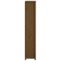 vidaXL Estantería madera maciza de pino marrón miel 50x35x183 cm vidaXL Estantería madera maciza de pino marrón miel 50x35x183 cm