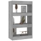 vidaXL Estantería/divisor madera ingeniería gris Sonoma 60x30x103 cm vidaXL Estantería/divisor madera ingeniería gris Sonoma 60x30x103 cm