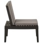 vidaXL Silla de jardín con cojín plástico gris vidaXL Silla de jardín con cojín plástico gris