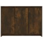 vidaXL Aparador de madera de ingeniería roble ahumado 102x33x75 cm vidaXL Aparador de madera de ingeniería roble ahumado 102x33x75 cm
