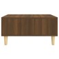 vidaXL Mesa de centro madera de ingeniería roble marrón 60x60x30 cm