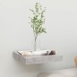 vidaXL Estante flotante de pared gris hormigón MDF 23x23,5x3,8 cm vidaXL Estante flotante de pared gris hormigón MDF 23x23,5x3,8 cm