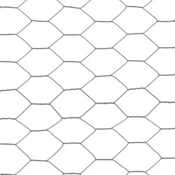 vidaXL Alambrada de gallinero acero revestimiento PVC gris 25x0,75 m