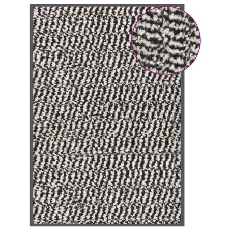 vidaXL Felpudo de nudo marrón claro 40x60 cm