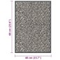 vidaXL Felpudo de nudo marrón claro 40x60 cm vidaXL Felpudo de nudo marrón claro 40x60 cm